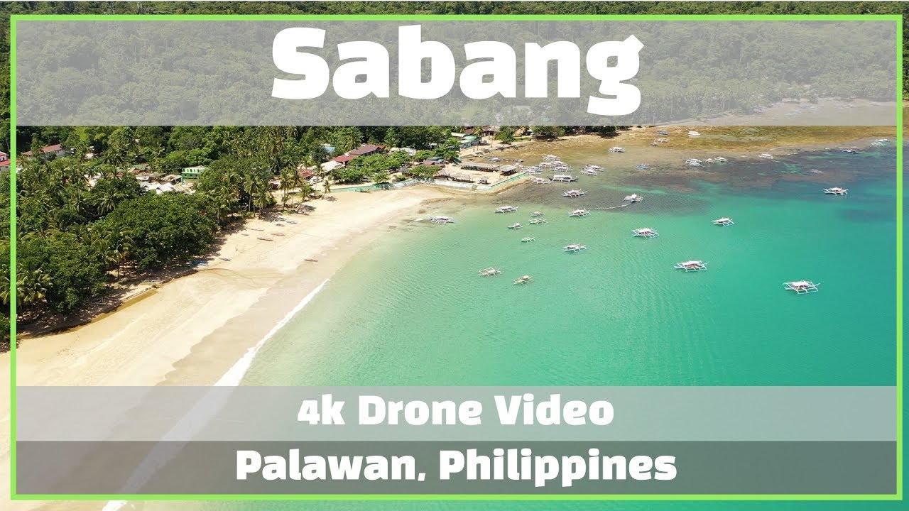 Sabang, Philippines by Drone (4K)