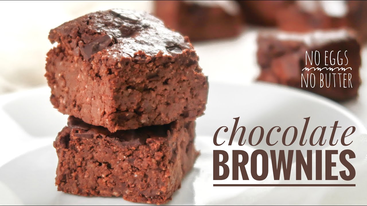 Healthy Oat Brownies - No Egg, No Butter, No Maida, No Refined Sugar | Fudgy Oatmeal Brownies