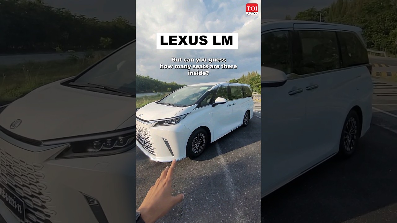 How many people can sit inside the Lexus LM? #toiautoshorts