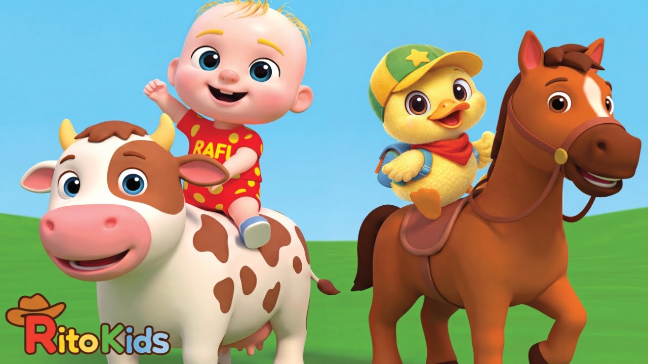 Patito Juan Y Vaca Lola en la Granja 🐥🌾 | 1 Hora de Canciones Infantiles con Vaca Lola