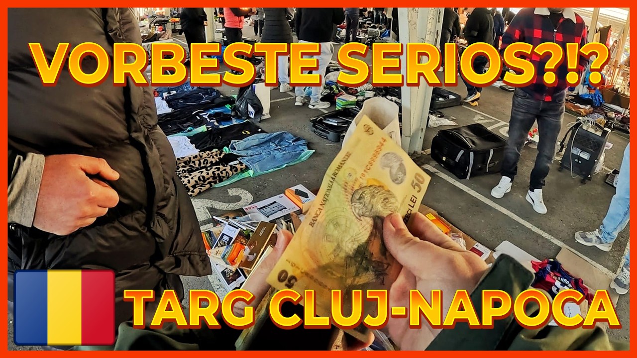 VÂNZĂTOAREA CREDEA CĂ MĂ PĂCĂLEȘTE… MAKITA SUSPECT ÎN TÂRGUL DIN CLUJ! 😅