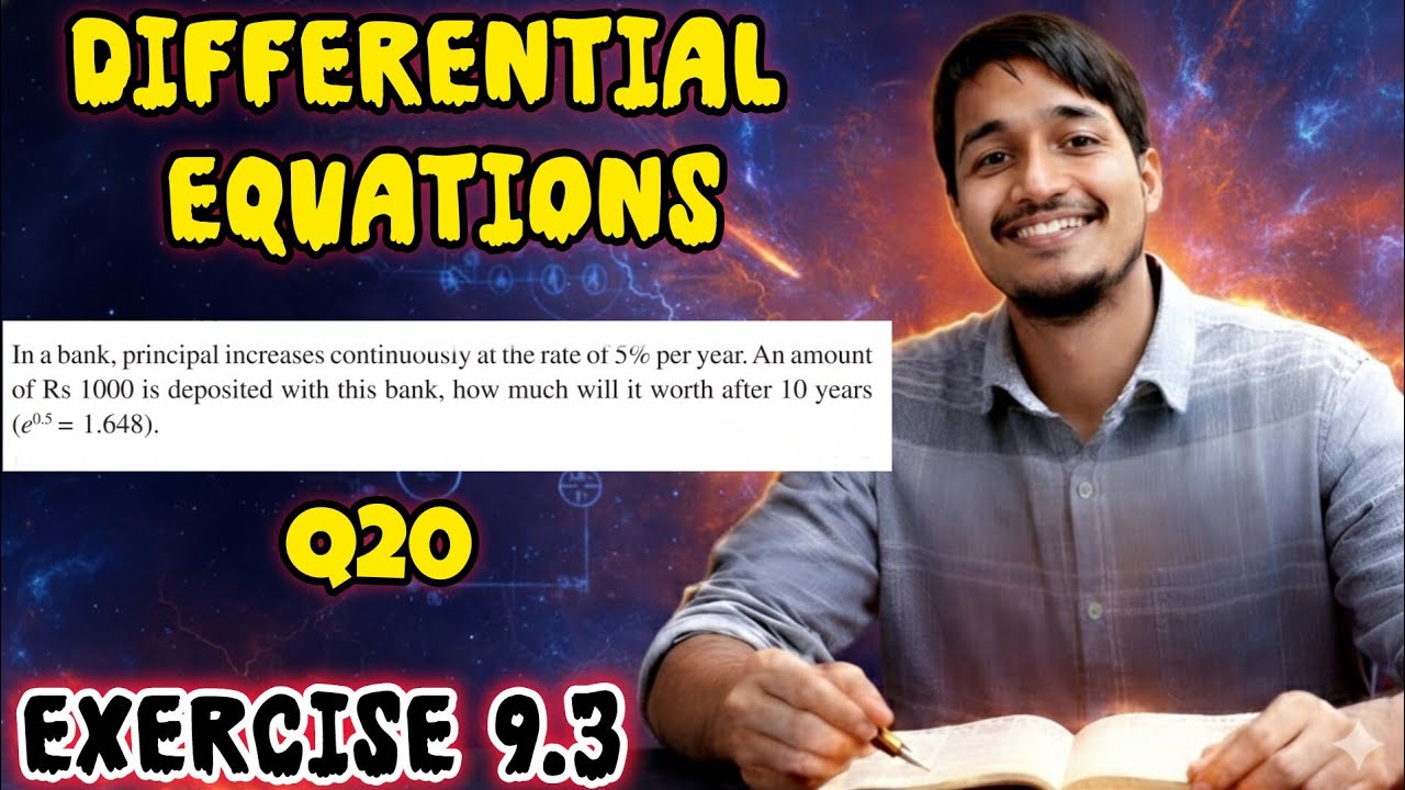 Ex 9.3 class 12 maths q20 | Ex 9.3 q20 class 12 | Question 20 exercise 9.3 Class 12