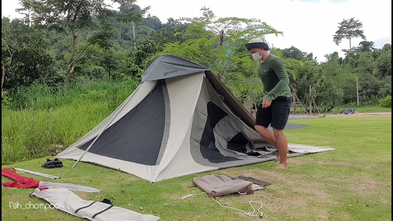 กางเต็นท์ Kodiak Canvas 10×14 พร้อม Rain Cover ที่ All Camp  สระบุรี