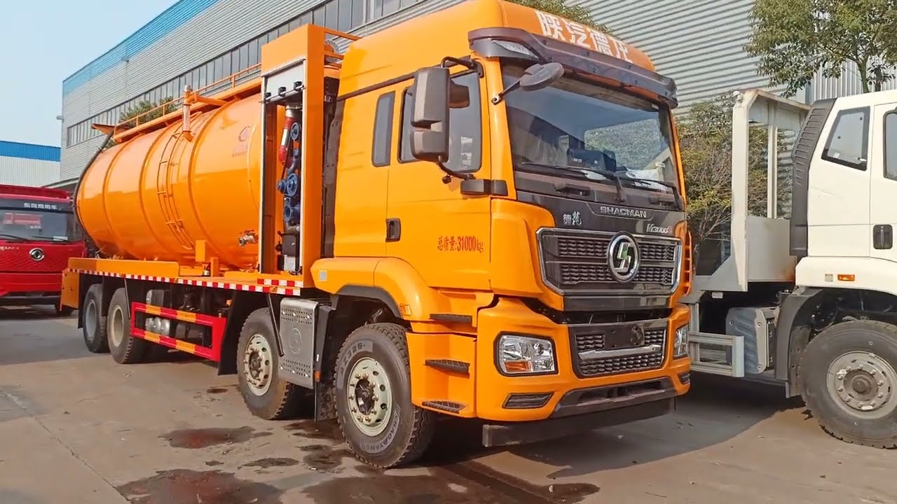 Shacman 6x4 M3000S 18cbm sewage suction truck vacuum truck septic tank cleaning truck for sale