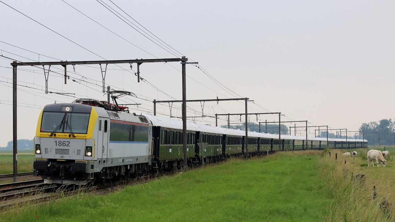 Siemens 21702 - ES 64 U4 - SNCB-NMBS '1862' + VSOE / Jurbise