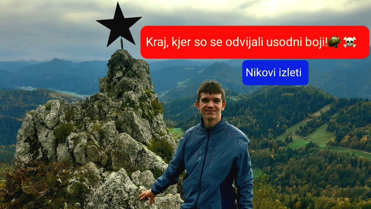 Stal sem na nekdanjem bojnem položaju😱-Bičkova skala🤔 in Drazgoše🫡 ter Jamnik in Kropa