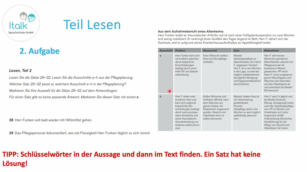 telc B1-B2 Pflege: Tipps für die Vorbereitung