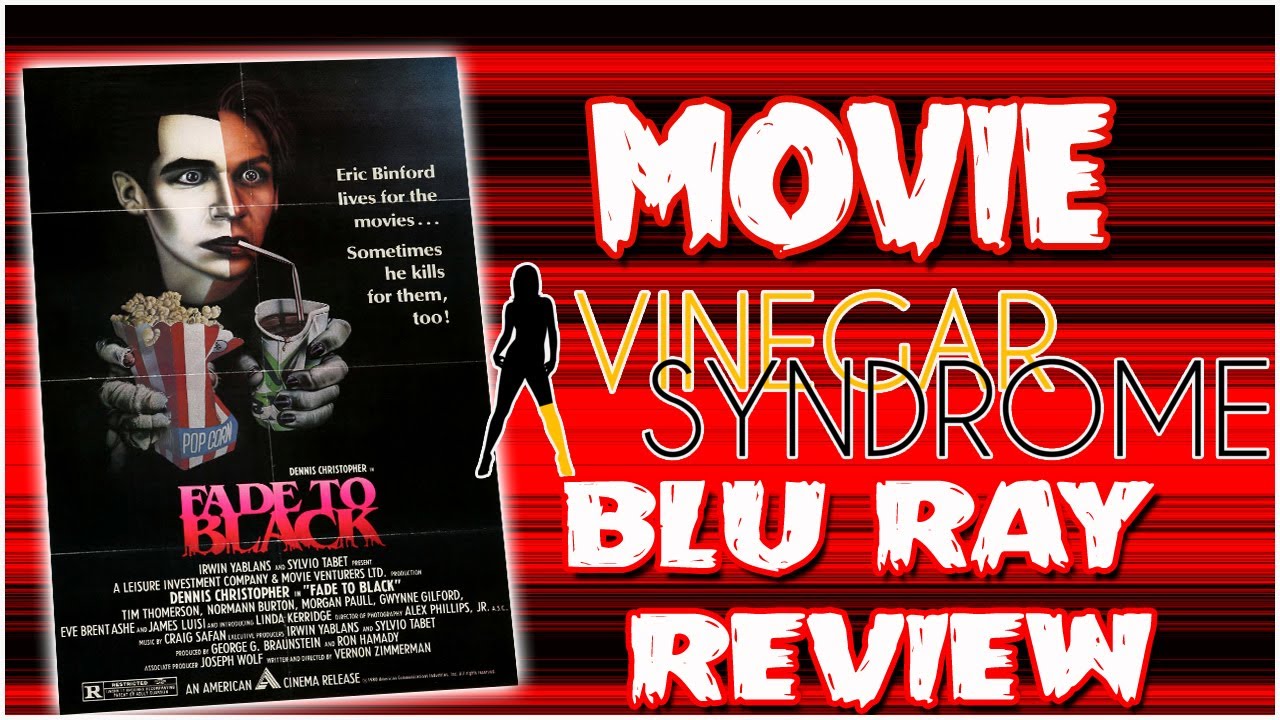 Fade To Black | Movie/Blu Ray Review | Vinegar Syndrome | Christian Hanna Horror