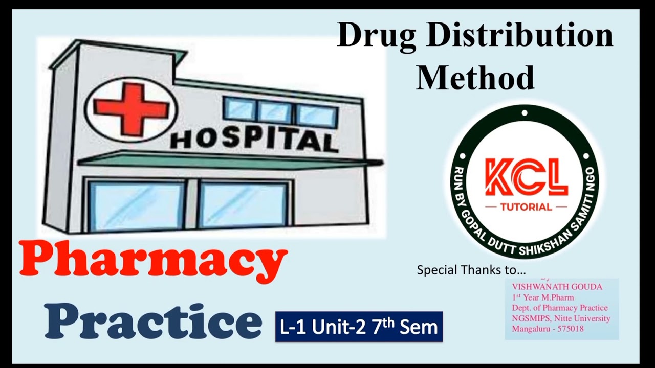 Drug Distribution System in Hospital / Floor Stock System L-1 Unit-2 Pharmacy Practice 7th sem