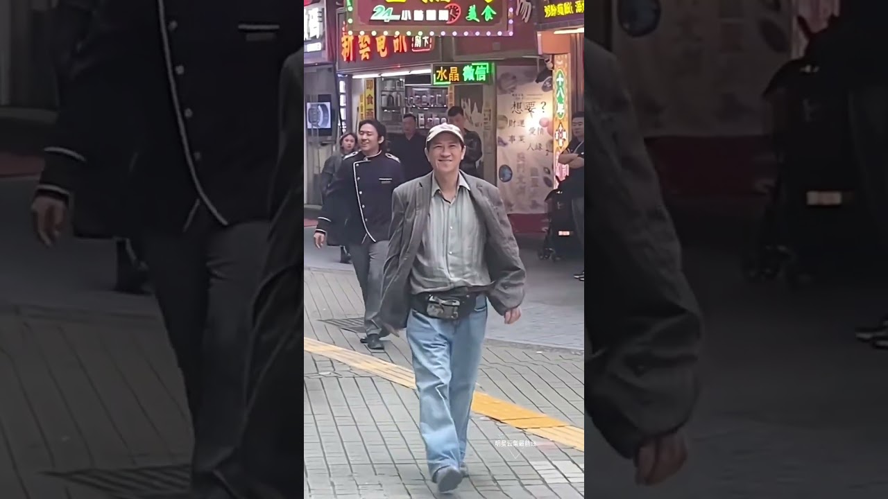 #Zha Zha Hui and Zhang Jiahui were spotted filming on the streets of Hong Kong and the