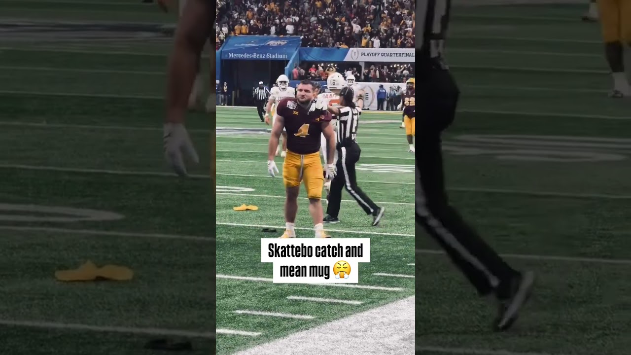 Cam Skattebo is tough 😤