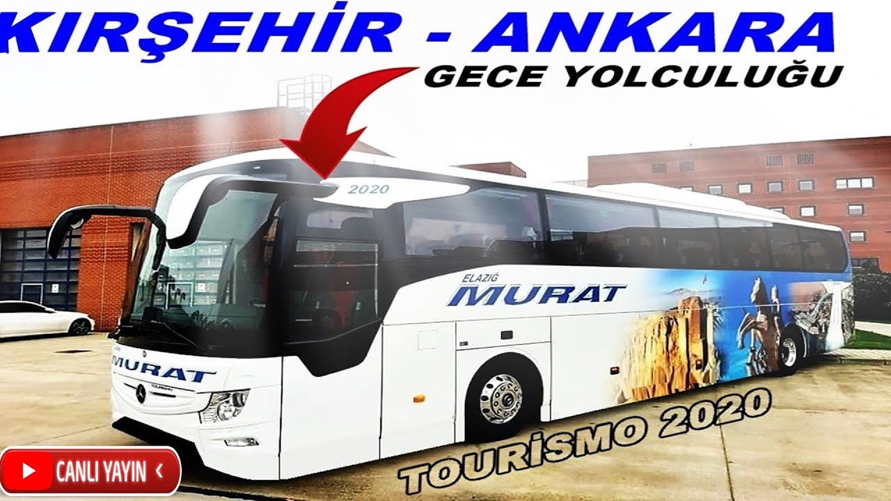 TOURİSMO 2020 // KIRŞEHİR - ANKARA // ELAZIĞ MURAT TURİZM // VENTİL + RETARDER SESİ /GERÇEK YOLCULUK