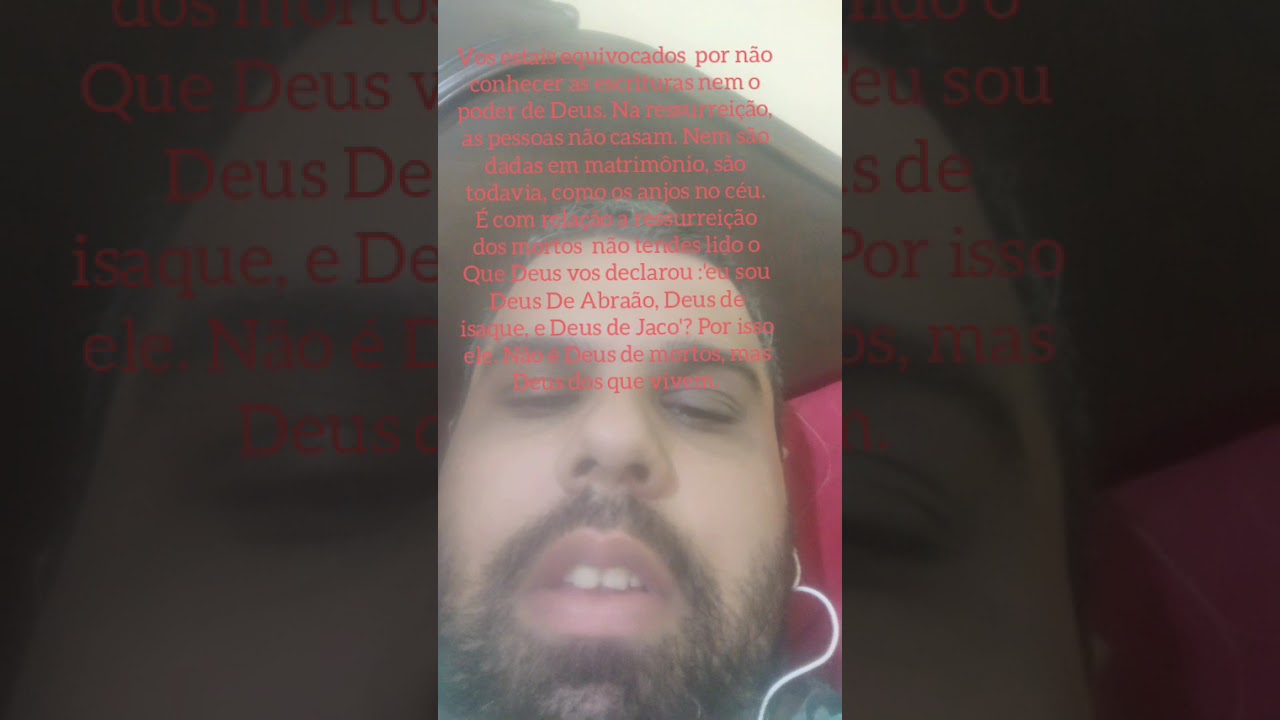  Pregação  em. Matheus 22 versos 22 ao 33. 