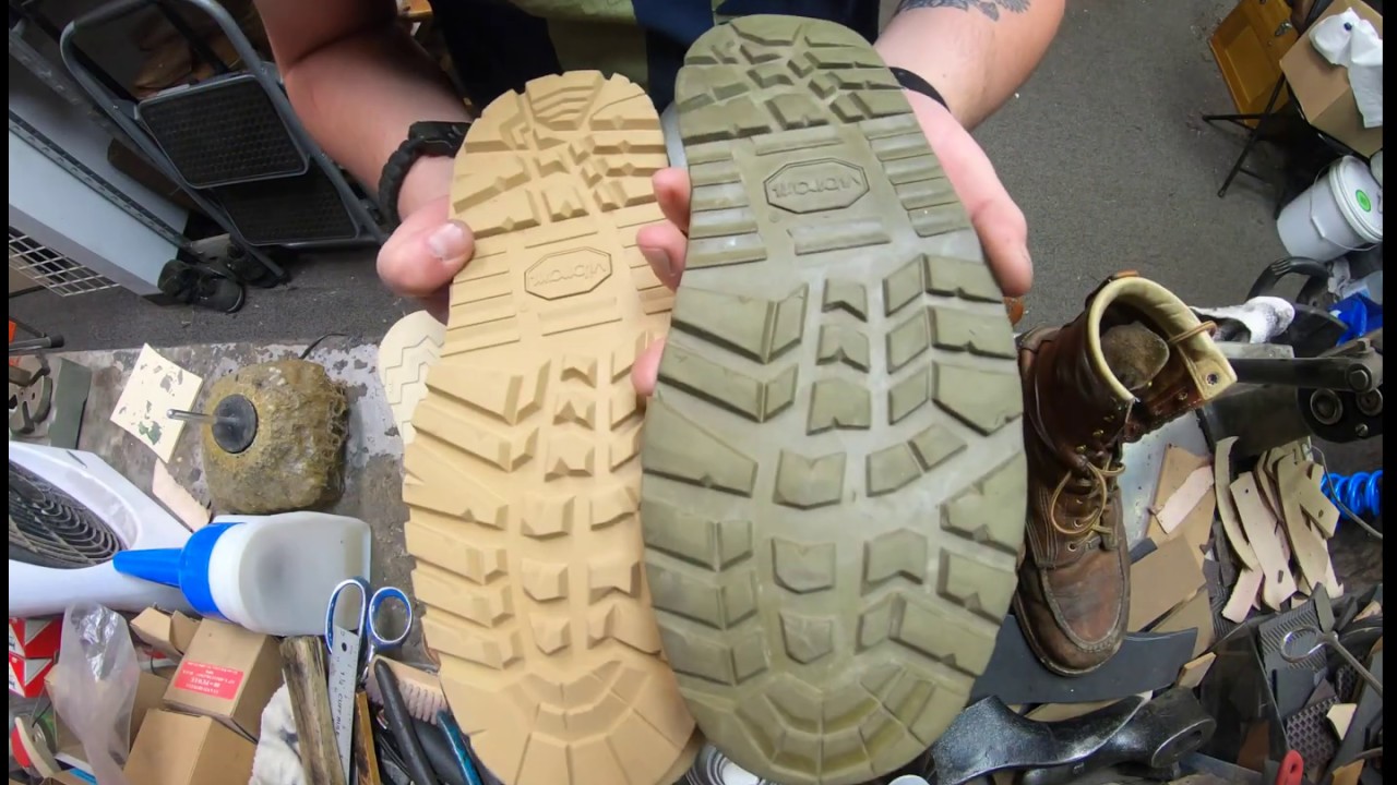 Carolina Work Boots Resoled with Vibram 1276 Sierra Soles