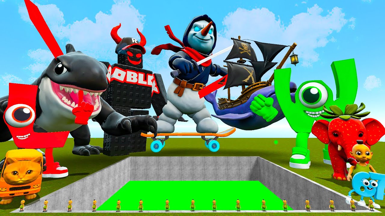 BIG HOLE TOXIC NEW ALL ITALIAN AI BRAINROT MEMES SPARTAN KICKING in Garry's Mod!