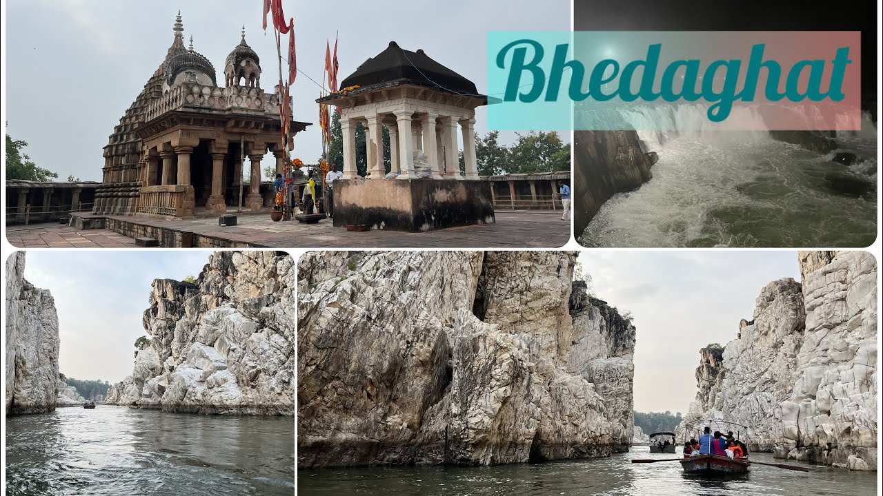 MPT Marble Rocks Bhedaghat ||Dhuandhar Waterfall ||Marble Rock Boating||Unsat Yogini Temple Jabalpur