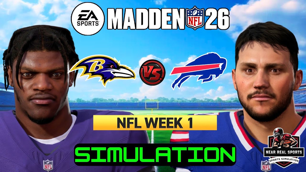 RAVENS vs BILLS | WEEK 1 | MADDEN 26 PREDICTIONS