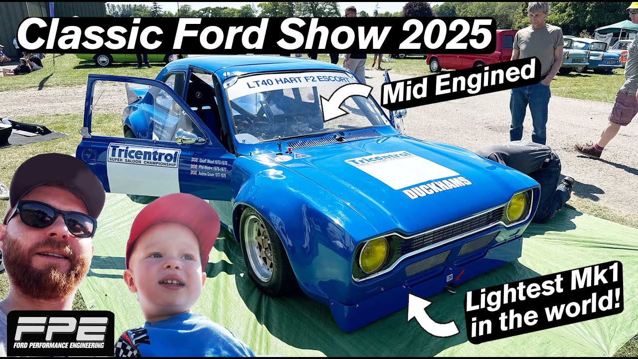 His first ever car show!!! Classic Ford Show 2025