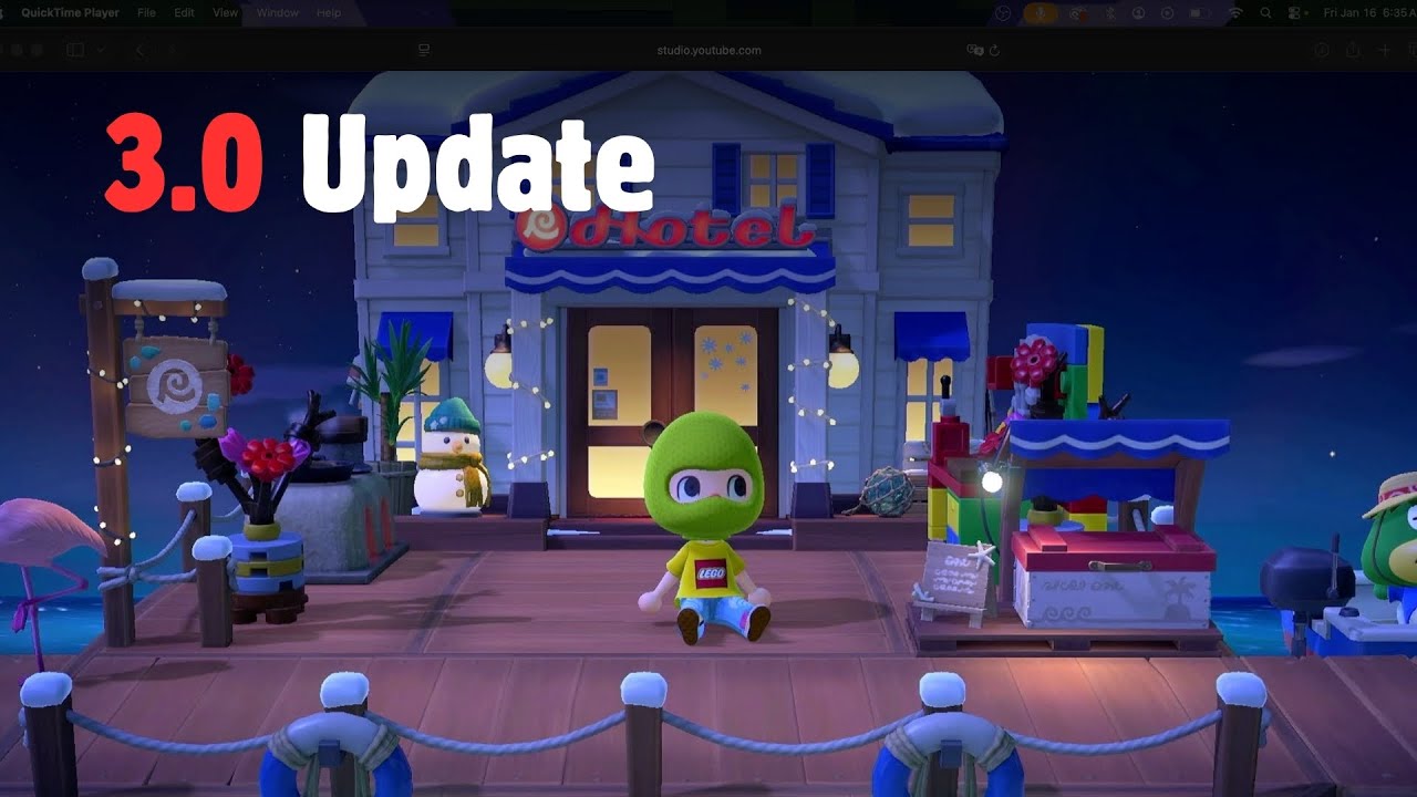 Decorating the new Hotel / ACNH 3.0 Update