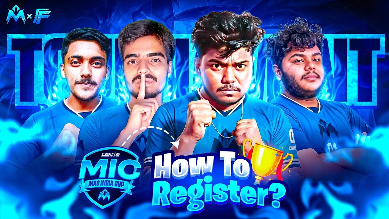 HOW TO REGISTER ➡️ ON 4V4 MIC ( MAC INDIA CUP)? FREE FIRE MAX - ITSMIKEYYT #mac 