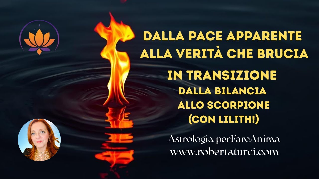 Dalla pace apparente alla verità che brucia: transizione dalla Bilancia allo Scorpione, con Lilith!