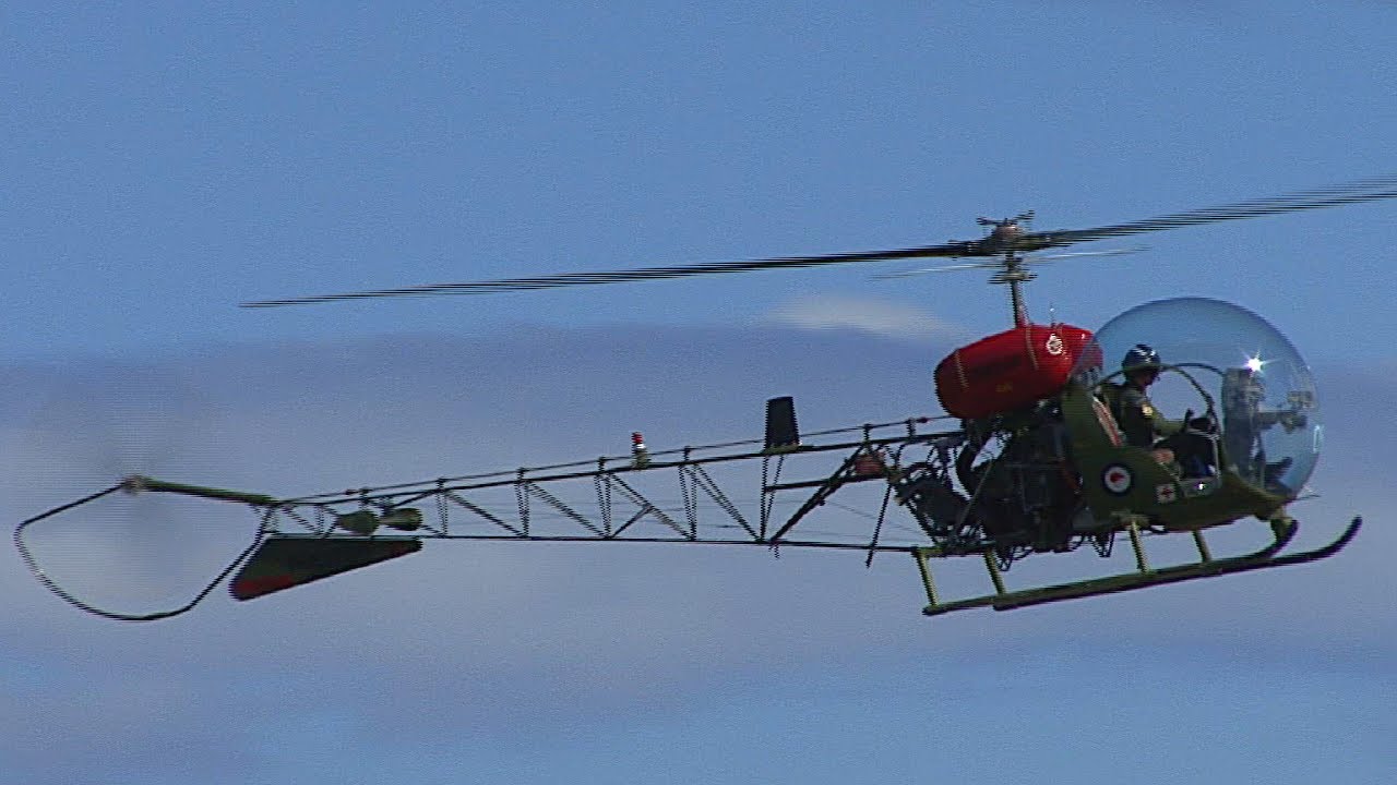 RNZAF Bell-47 Sioux helicopter