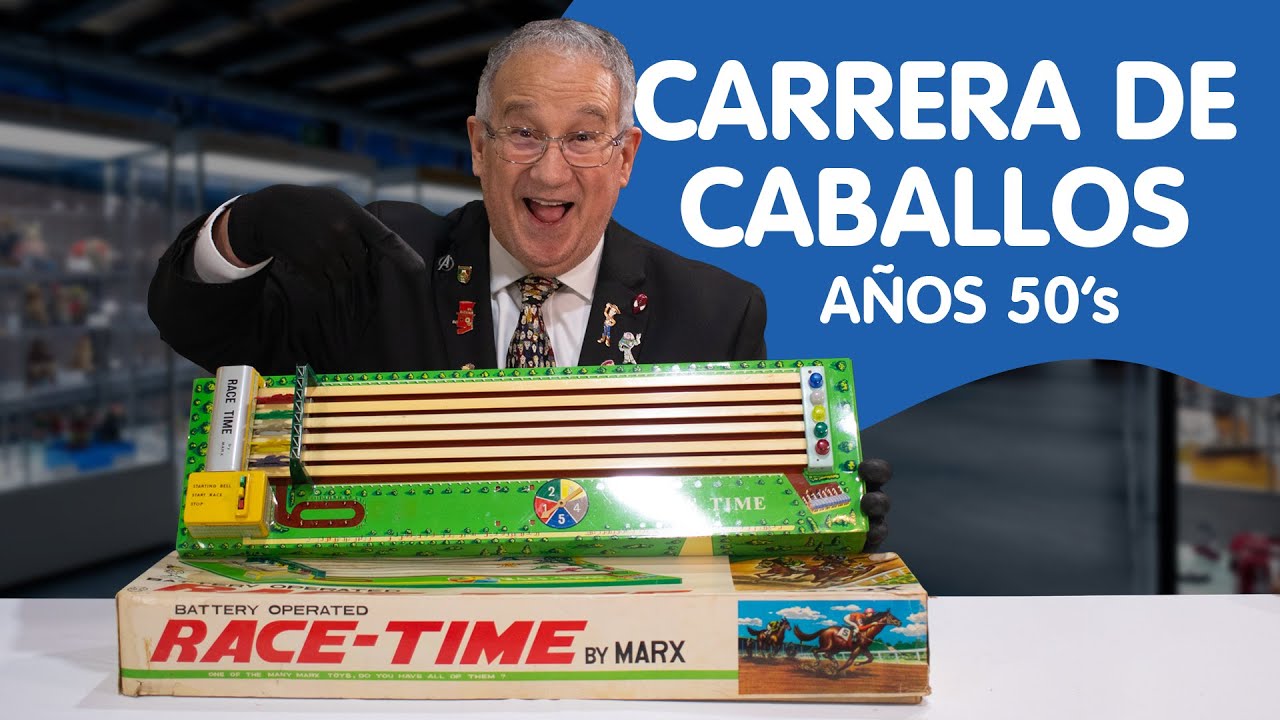 Increíble CARRERA DE CABALLOS RACE TIME de los 50's | Museo MIJU del #TioTemo #toys #racetime