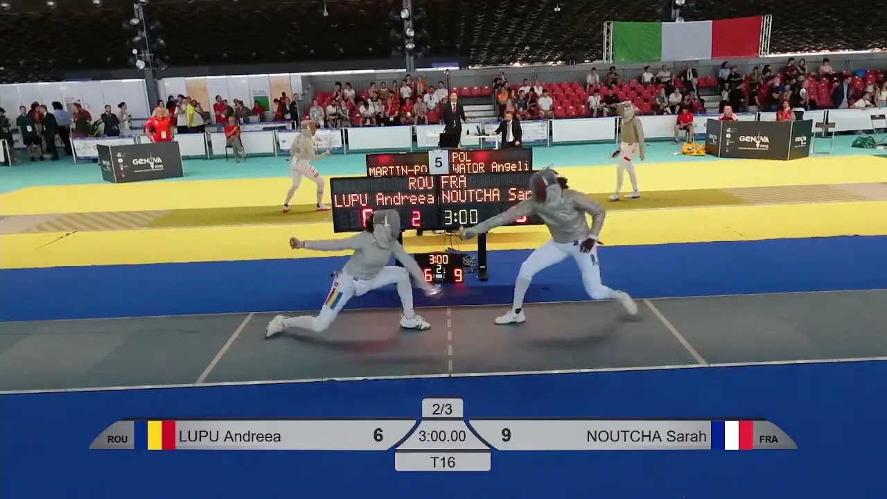 Euro Champs 2025 SWS - L16 - Andreea Lupu ROU v Sarah Noutcha FRA