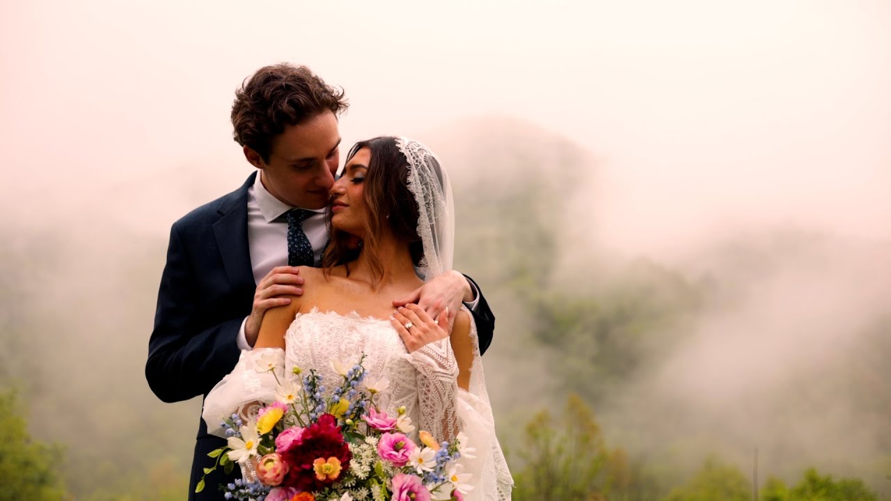 Alexis + Alec's Rainy Wedding Day at Sugar Hollow Retreat