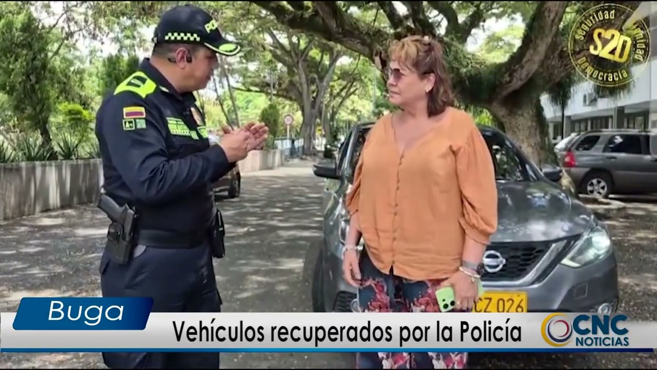 Hurto captado en video y recuperacion de vehiculos