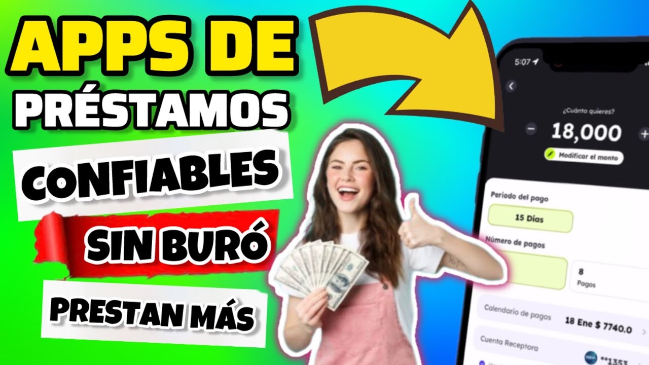 MEJORES APPS de PRÉSTAMOS SIN BURÓ y que prestan más DINERO para este 2026