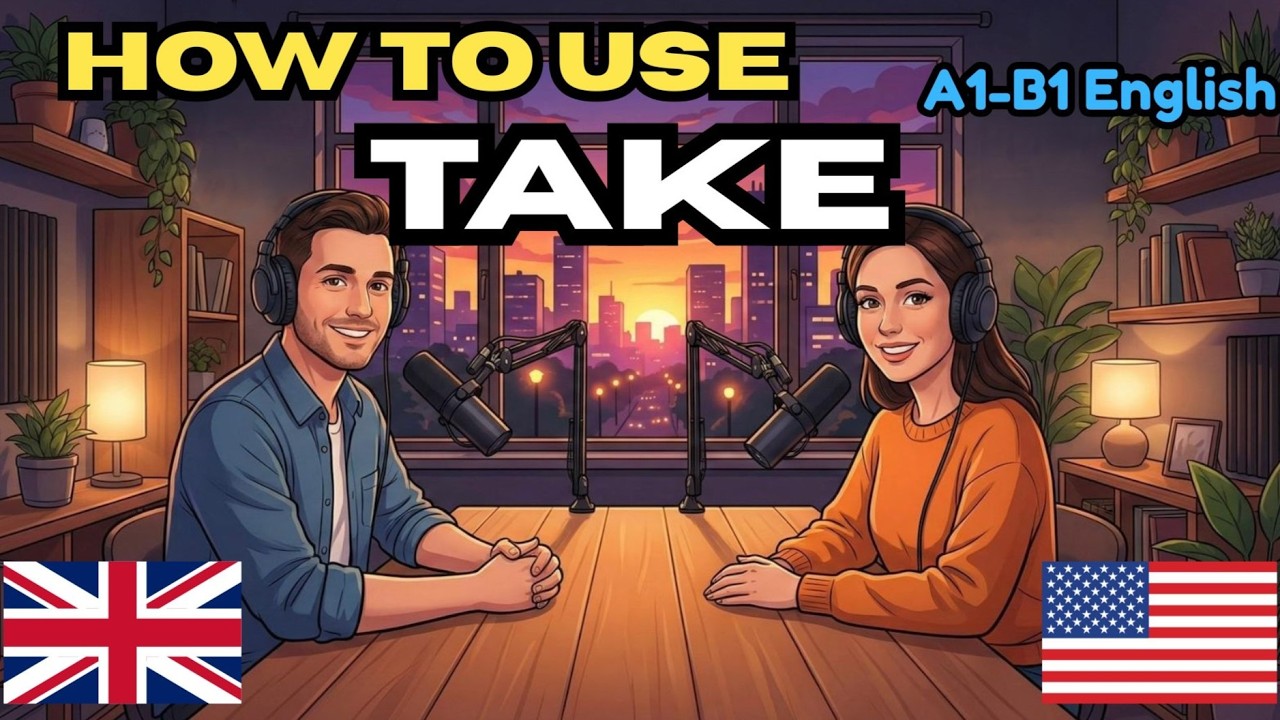 How to Use “Take” in Everyday English | Real Conversation Examples | Slow English Podcast