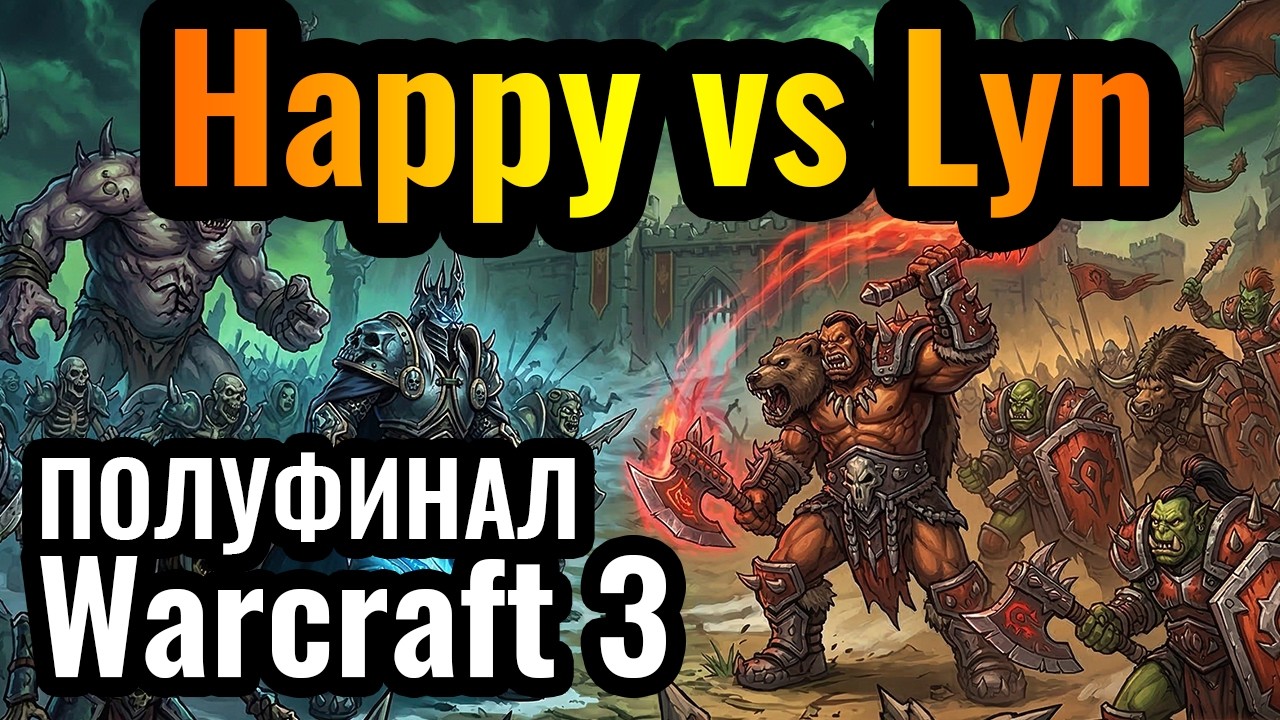 Happy vs Lyn, 120 vs Life: Битва ЛУЧШИХ  за $8700 в Warcraft 3 Reforged. B Cup - Season 21