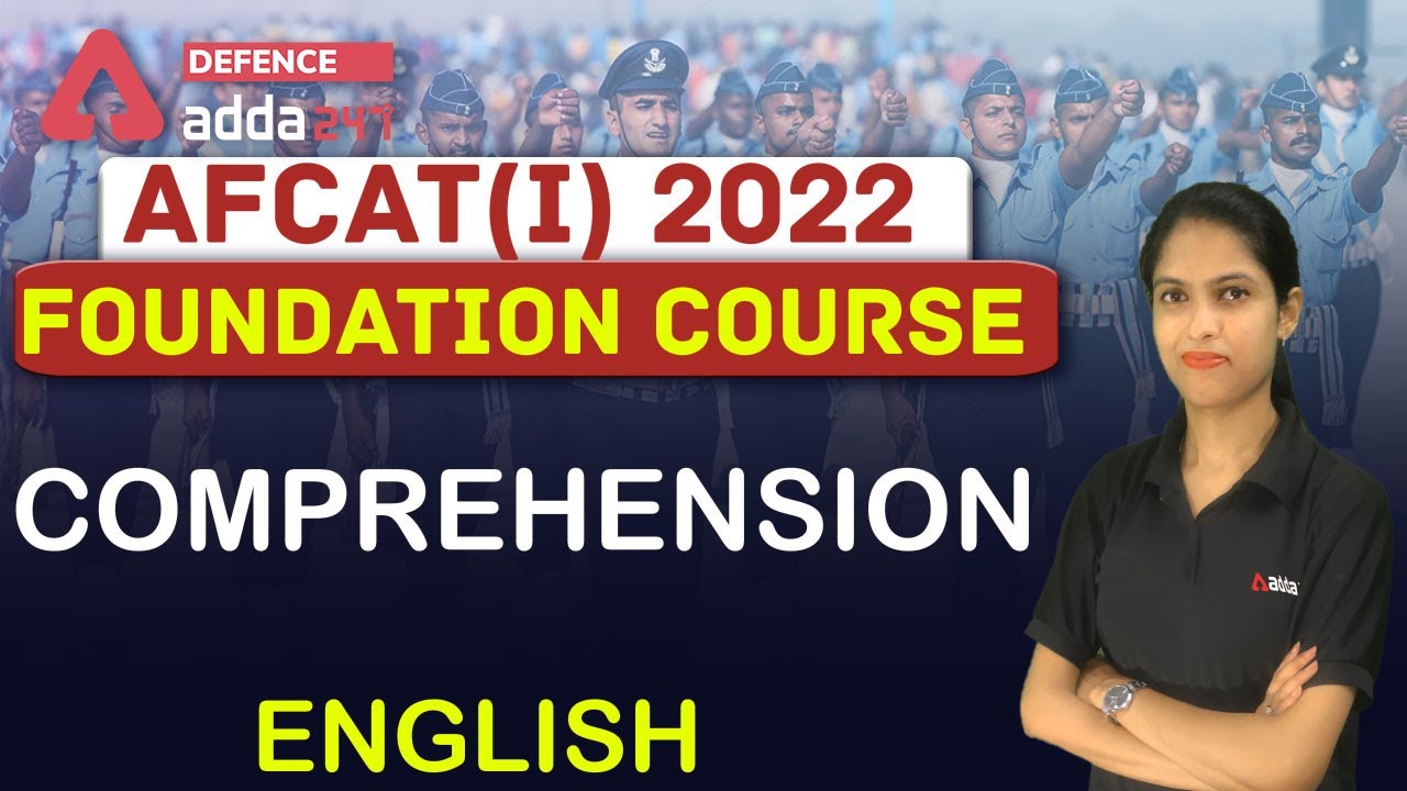 AFCAT 1 2022 | English Preparation | Comprehension