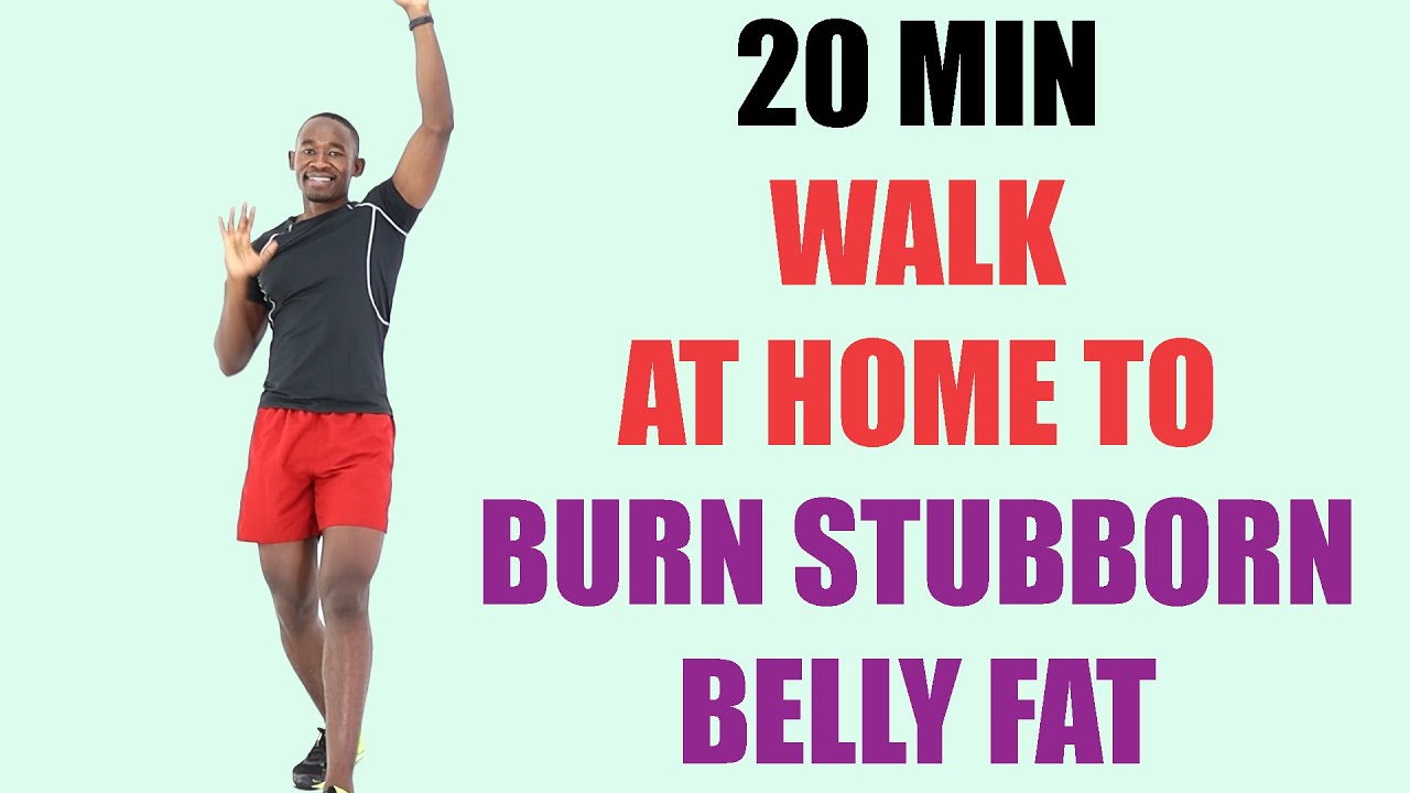 20 Minute At Home Walking Workout to Burn Stubborn Belly Fat 🔥 200 Calories 🔥