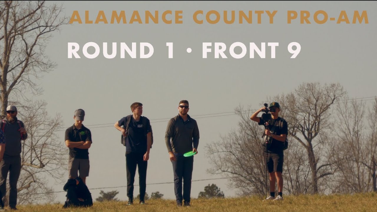 Alamance County Pro-Am | RD1 ~ F9 | Smith, Thompson, Bartholomew, Bradshaw | NC Disc Golf