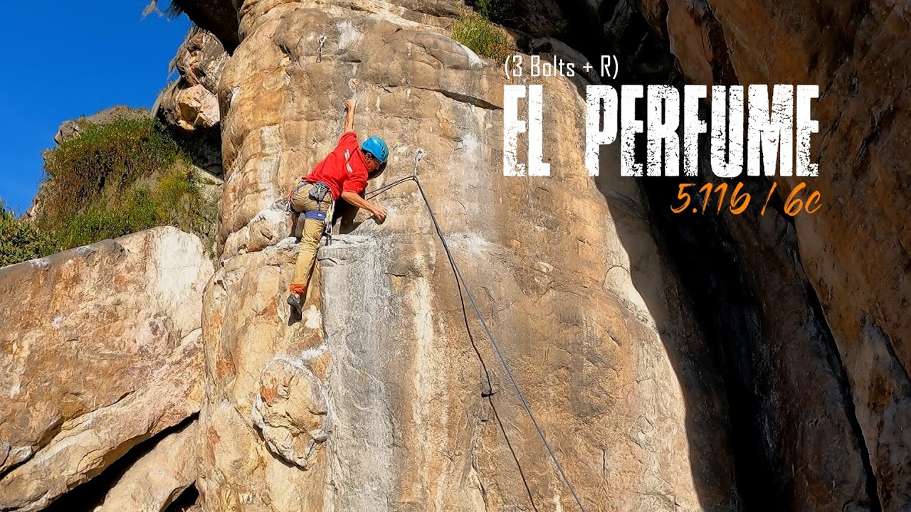 Escalando en Suesca | Colombia | Ruta | El perfume | 5.11b - 6c