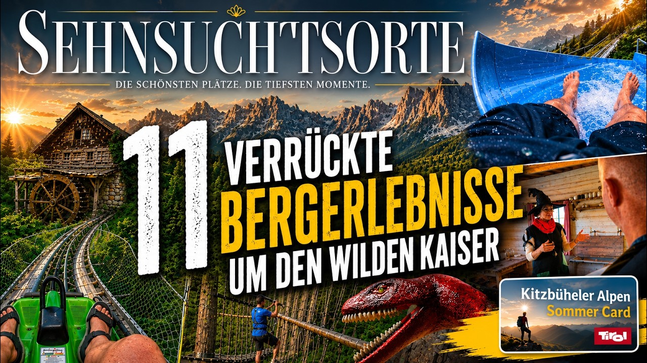 11 verr&uuml;ckte Bergerlebnisse am Wilden Kaiser | Alpensommer Card | 2026