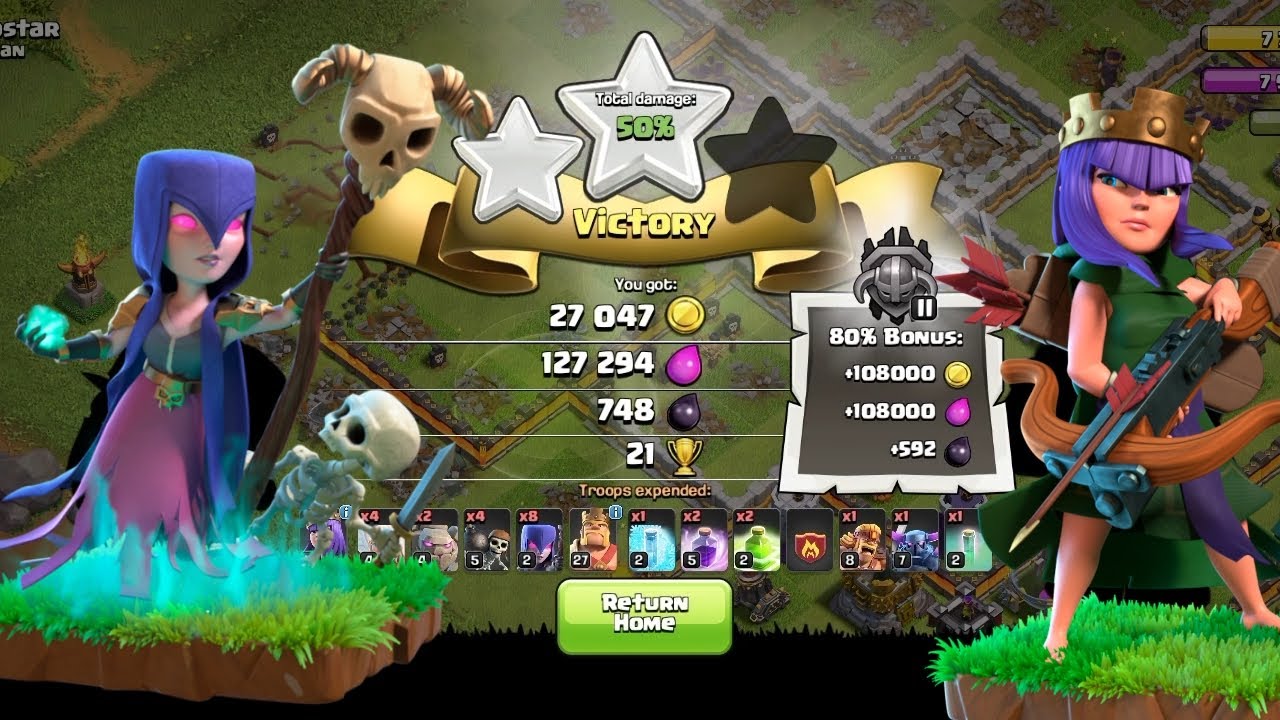 TH9 WITCH SLAP ATTACK STRATEGY AGAINTS TH11