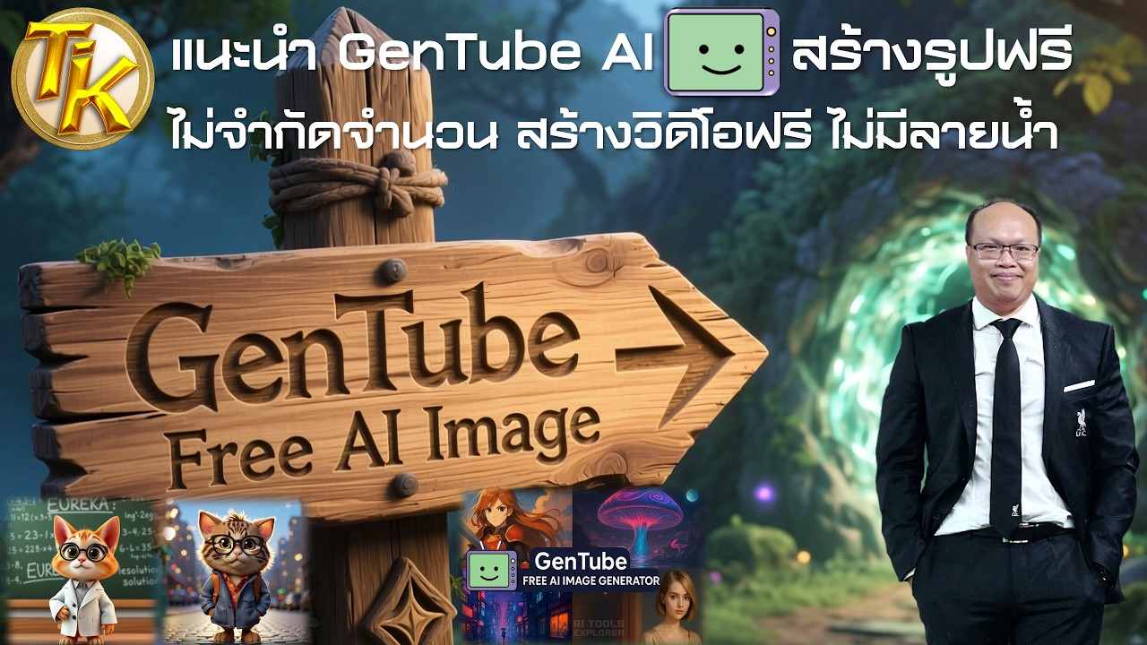 แนะนำ GenTube AI สร้างรูปฟรี ไม่จำกัดจำนวน สร้างวิดีโอฟรี ไม่มีลายน้ำ (EP.362)