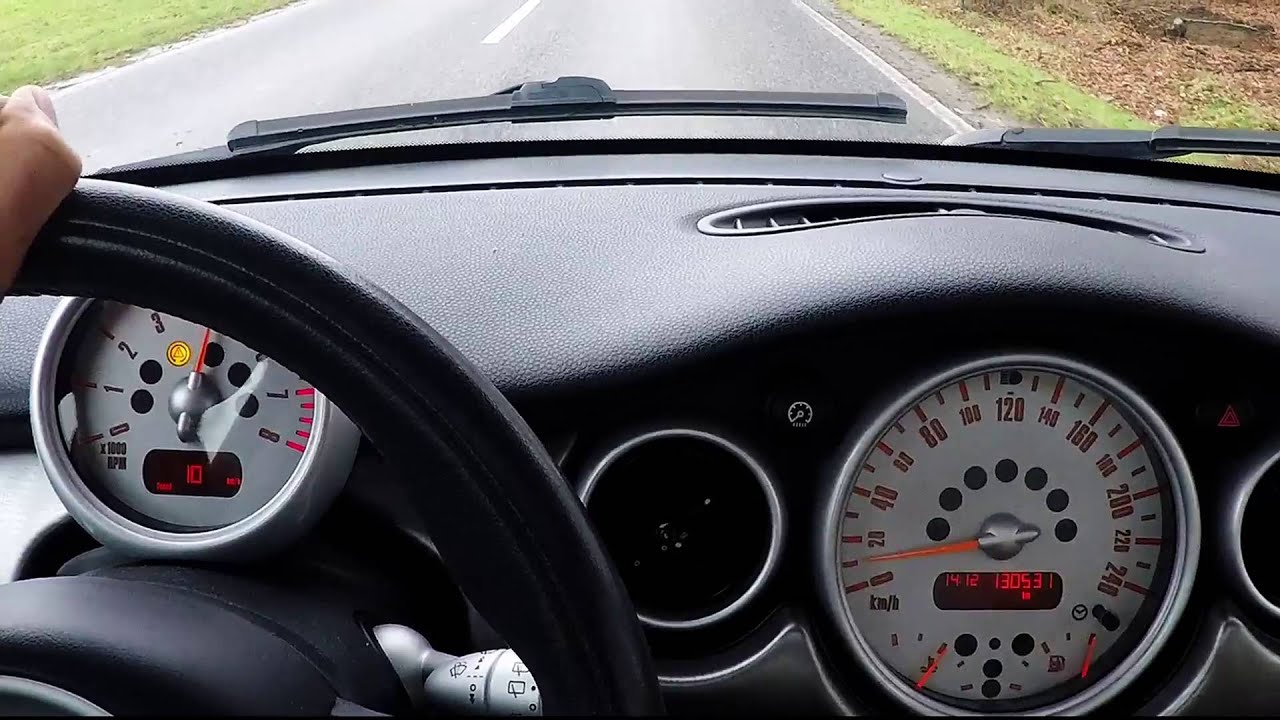 Mini Cooper One r50 1.6 116PS Beschleunigung 0-135 km/h - sound -  acceleration