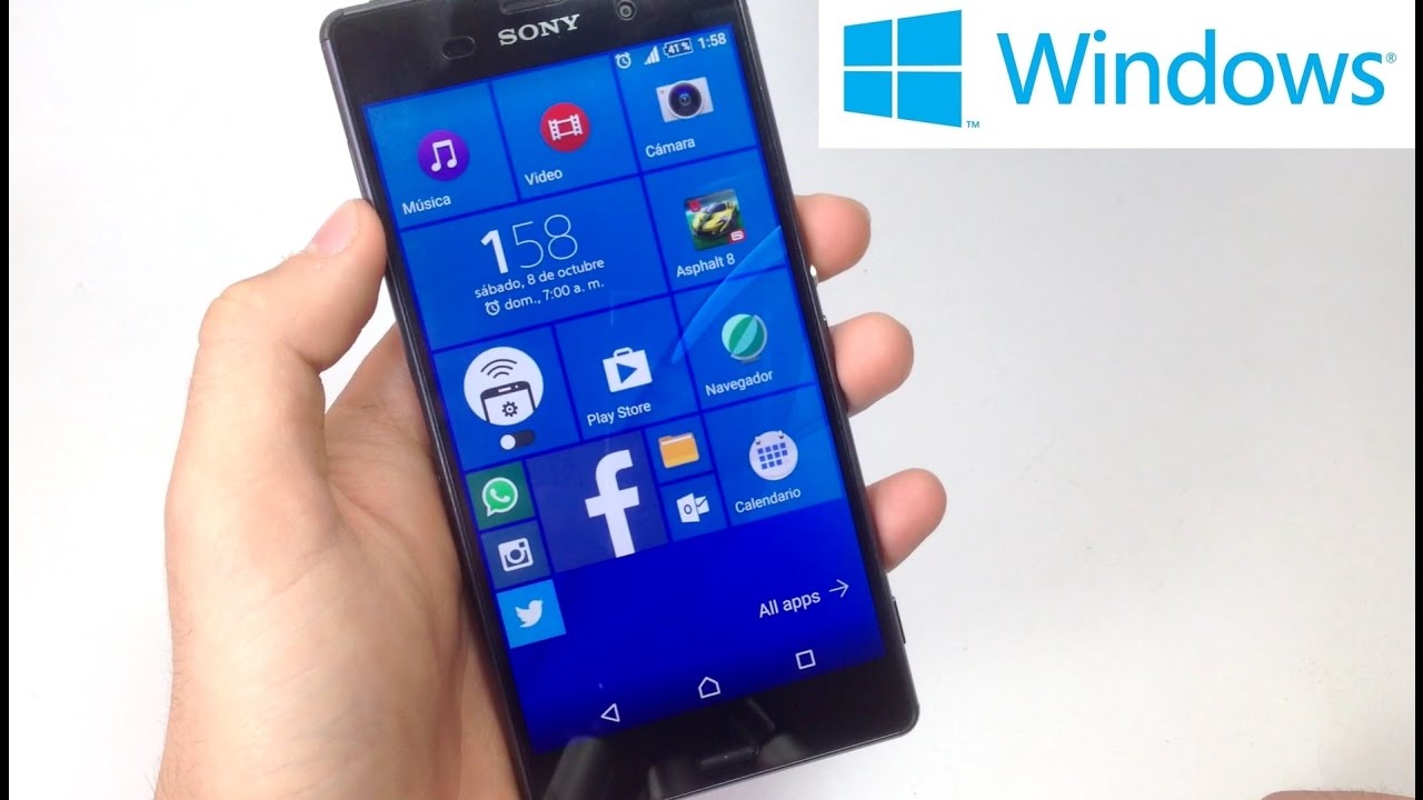 El LAUNCHER DEFINITIVO de WINDOWS para Telefonos Android
