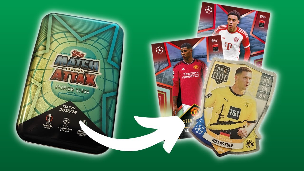 Opening the third MATCH ATTAX 23/24 MEGA TIN!