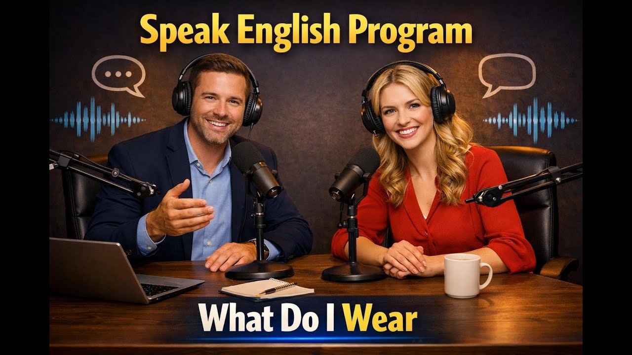 Learn English quickly with podcast| English Conversation | What Do I Wear | Episode 12