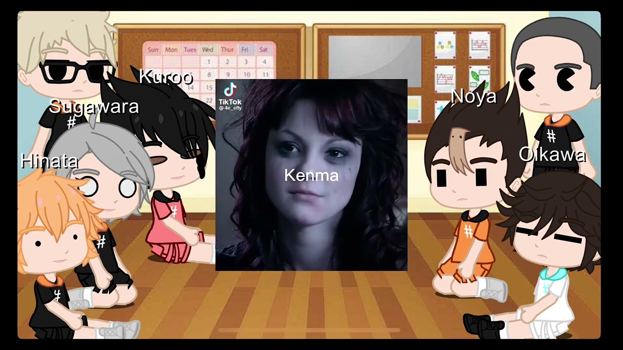 Haikyuu react to kageyama/Kenma as random tiktoks+others