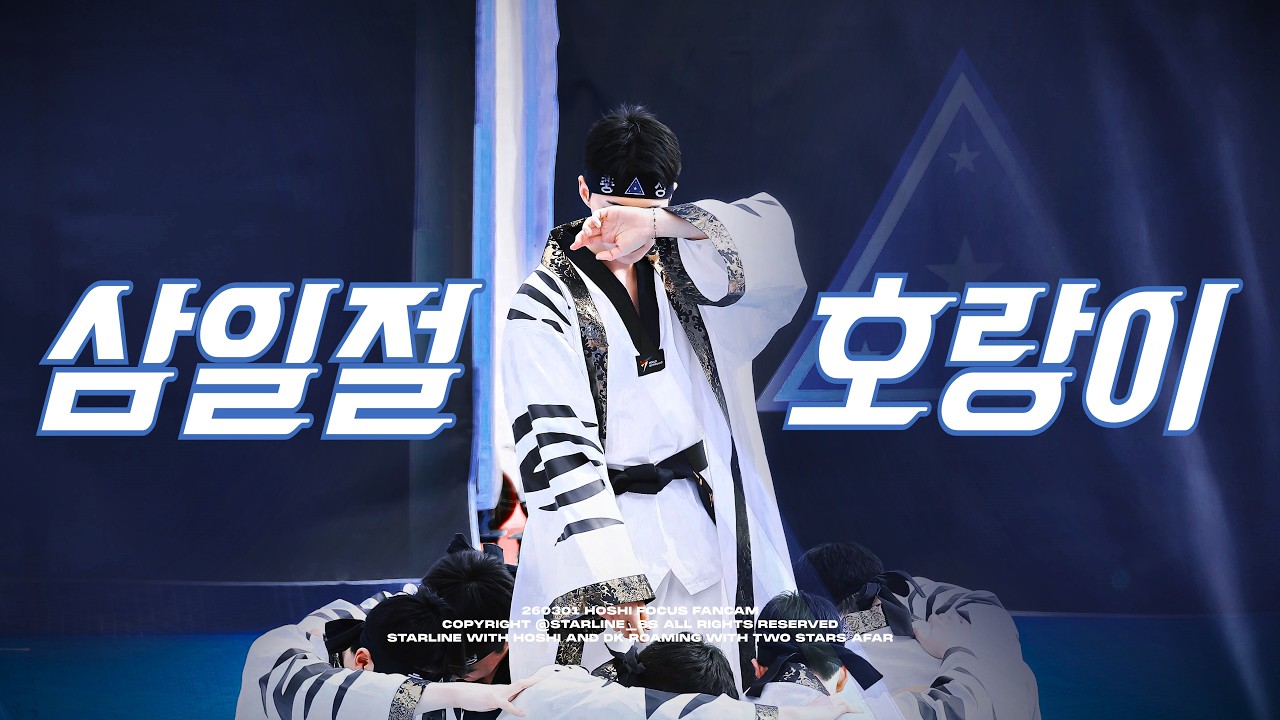 260301삼일절 행사 - 호랑이 TIGER - 호시 HOSHI Focus 직캠 (3-Multi ver.)