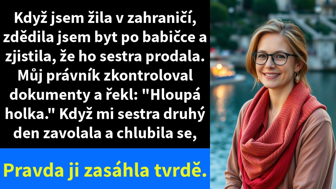 Když jsem žila v zahraničí, zdědila jsem byt po babičce a zjistila, že ho sestra prodala.