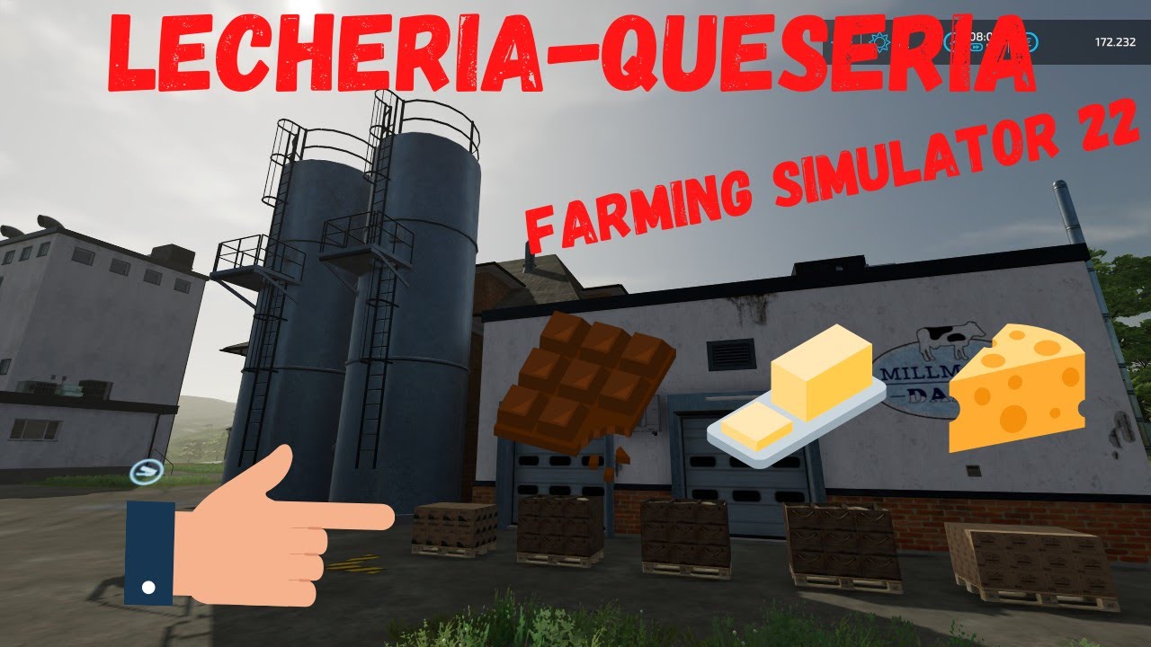 👉👉👉Como Hacer QUESOS, MANTEQUILLA Y CHOCOLATE👈👈👈 En FARMING SIMULATOR 22 | Lecheria-Queseria