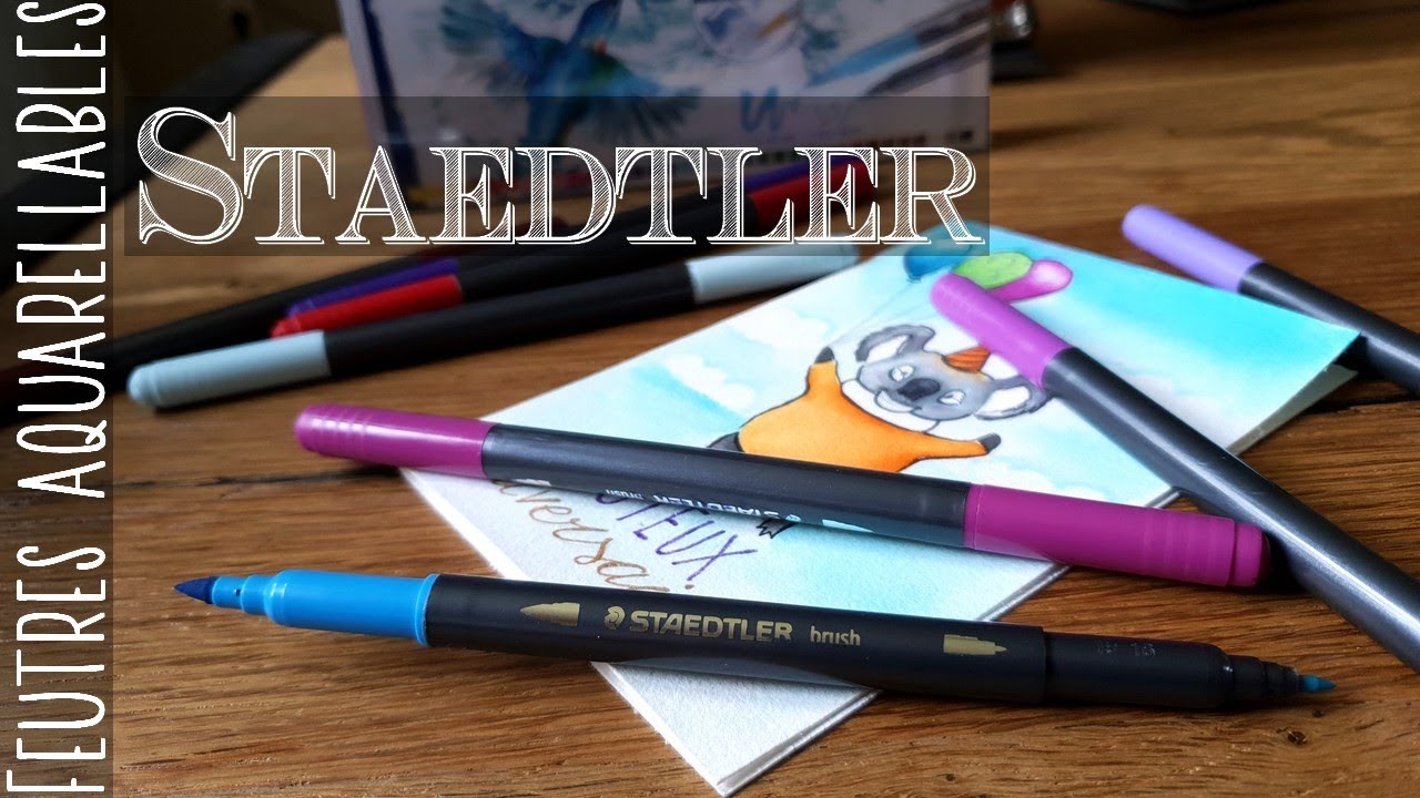 Feutres aquarellables Staedtler : Grosses qualités, gros défaut !