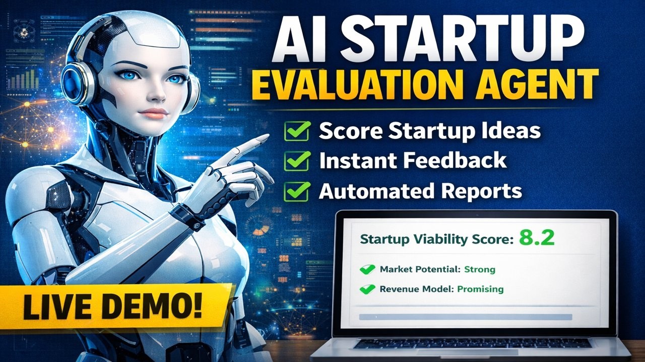 AI Startup Evaluation Agent | Automated Idea Validation & Scoring System (Live Demo)